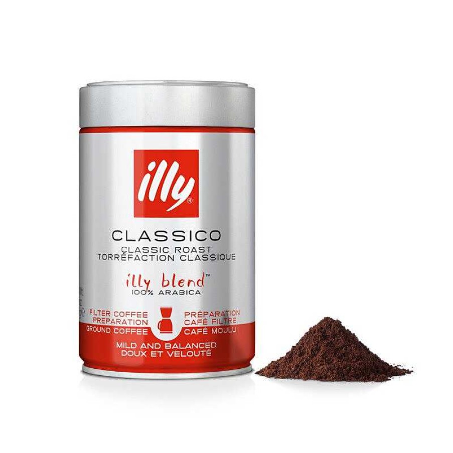 Caffè illy | Caffe All'Americana Macinato Tostato Classico - 250Gr