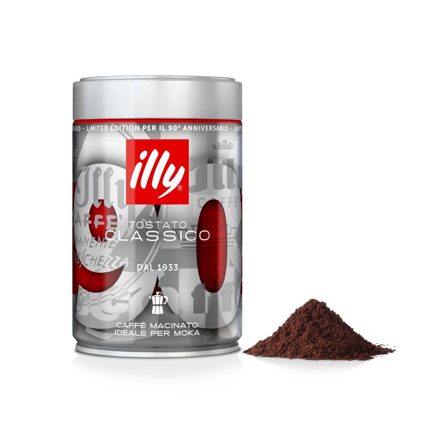 Caffè illy | 90° Anniversario Illy Edizione Limitata - 250G Moka Classico