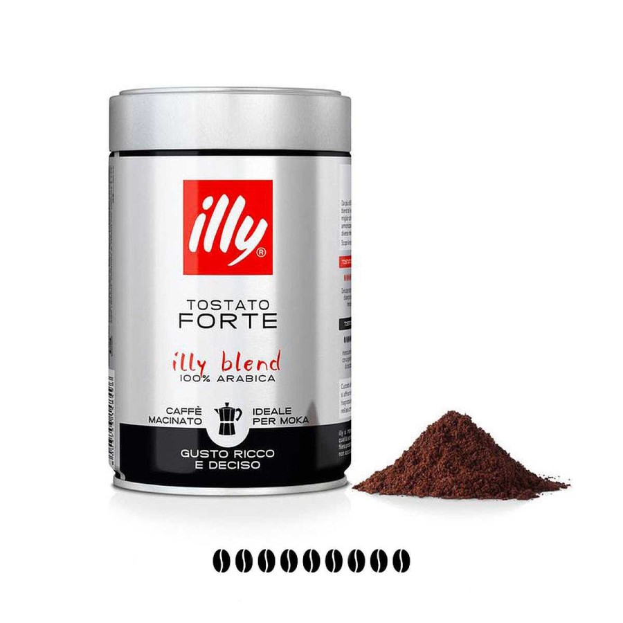 Caffè illy | Caffe Macinato Moka Tostato Forte