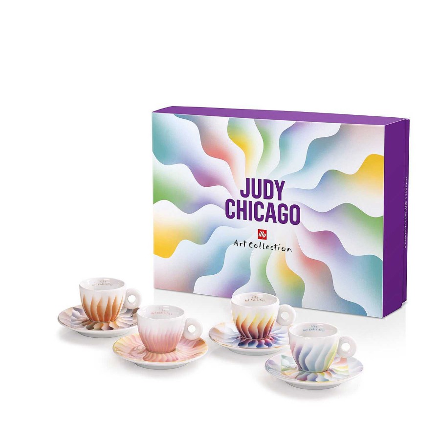 illy Art Collection illy | Set Da 4 Tazzine Da Espresso - Illy Art Collection Judy Chicago