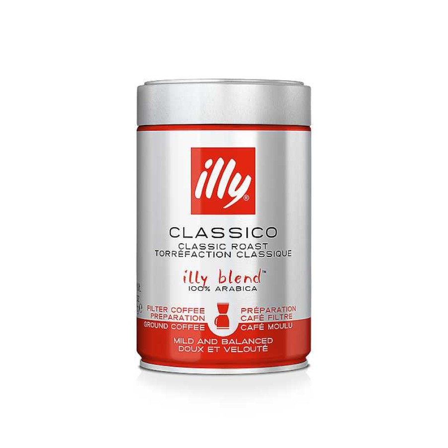 Caffè illy | Caffe All'Americana Macinato Tostato Classico - 250Gr