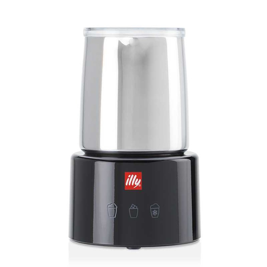 Macchine da Caffè illy | Milk Frother Montalatte Elettrico Nero