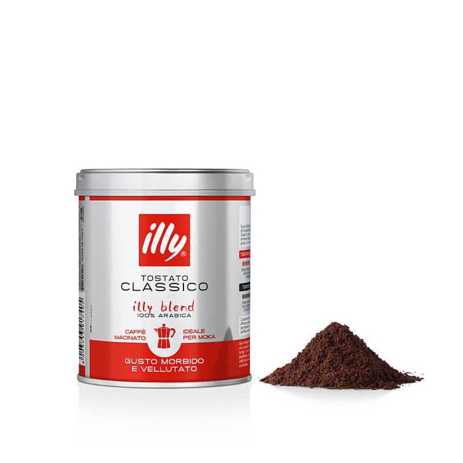 Caffè illy | Caffe Macinato Espresso Tostato Classico - 125Gr