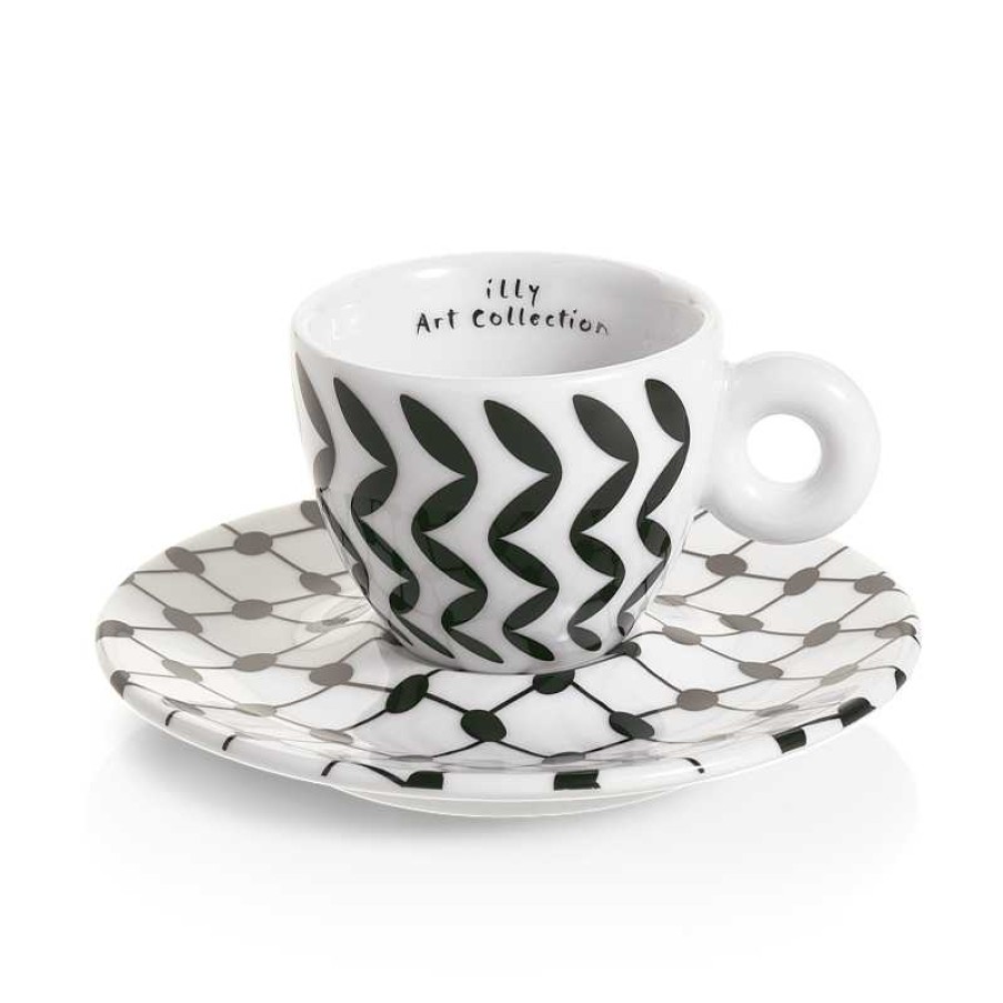 illy Art Collection illy | Set Da 2 Tazzine Da Caffe Espresso - Illy Art Collection Mona Hatoum