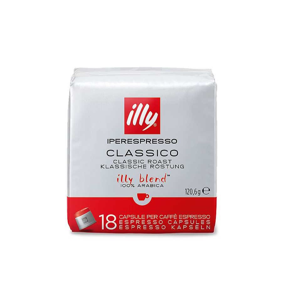 Caffè illy | Caffe In Capsule Iperespresso Tostato Classico - 18 Capsule