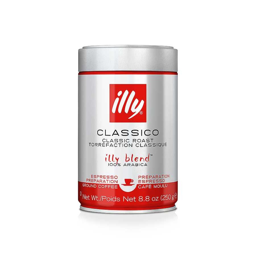 Caffè illy | Caffe Macinato Espresso Tostato Classico - 250Gr