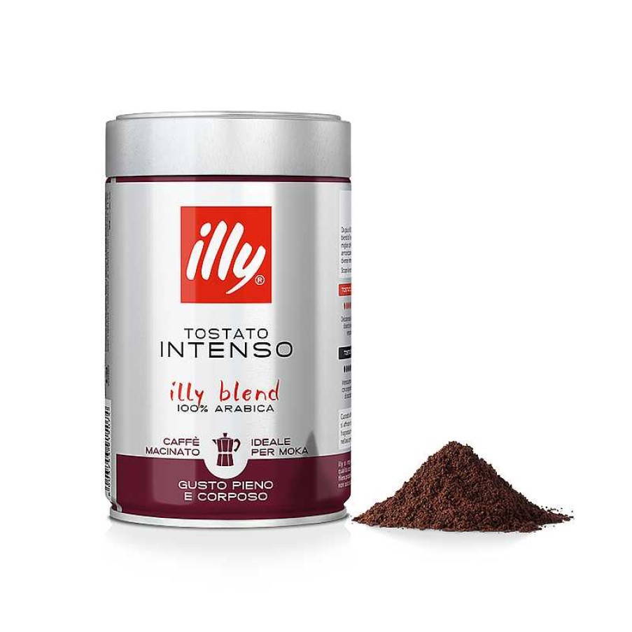 Caffè illy | Caffe Macinato Moka Tostato Intenso