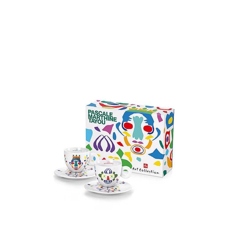 illy Art Collection illy | Set Da 2 Tazze Da Cappuccino - Illy Art Collection Pascale Marthine Tayou