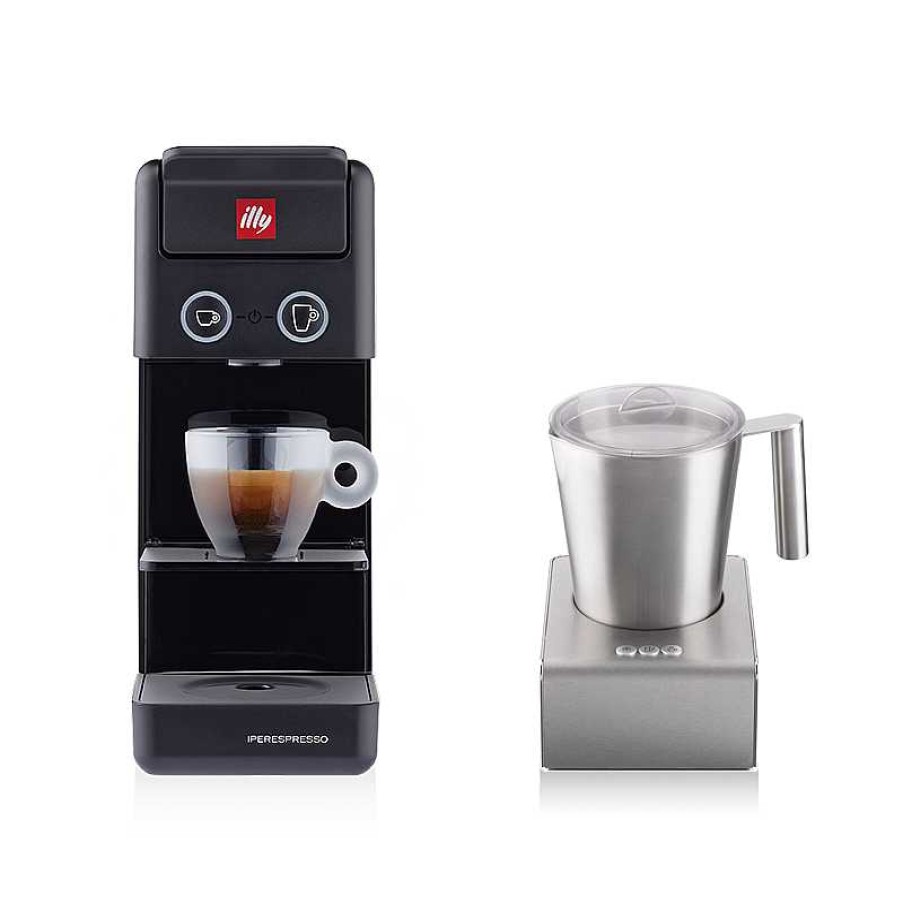 Macchine da Caffè illy | Iperespresso Y3.3 Macchina Da Caffe E Milk Frother In Acciaio Inox