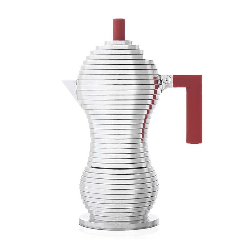 Macchine da Caffè illy | Caffettiera Da 6 Tazze - Moka A Induzione Alessi Pulcina Rossa