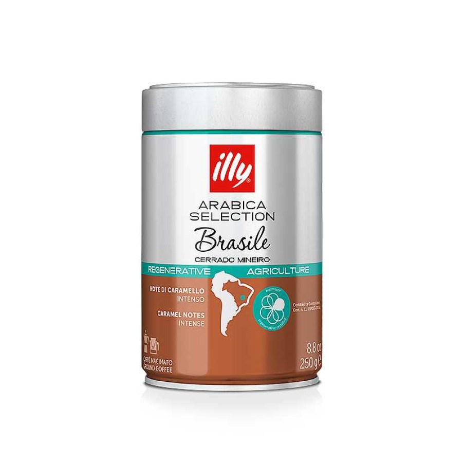 Caffè illy | Caffe Macinato Arabica Selection Brasile Cerrado Mineiro 250Gr