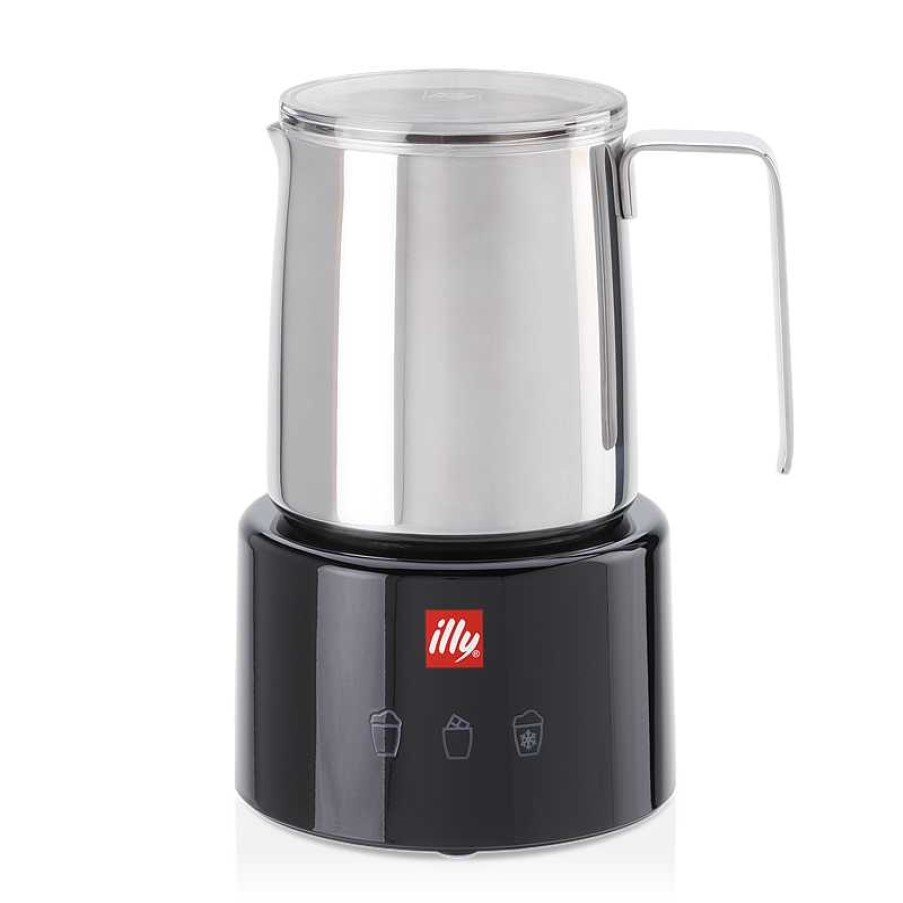 Macchine da Caffè illy | Milk Frother Montalatte Elettrico Nero