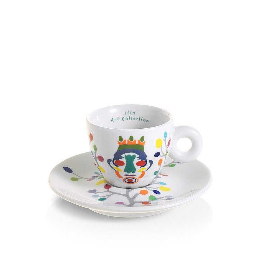 illy Art Collection illy | Set Da 2 Tazzine Da Espresso - Illy Art Collection Pascale Marthine Tayou